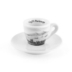 Caffè Partenope - Lot de 6 Tasses Céramique Golf De Naples - Alba Caffè