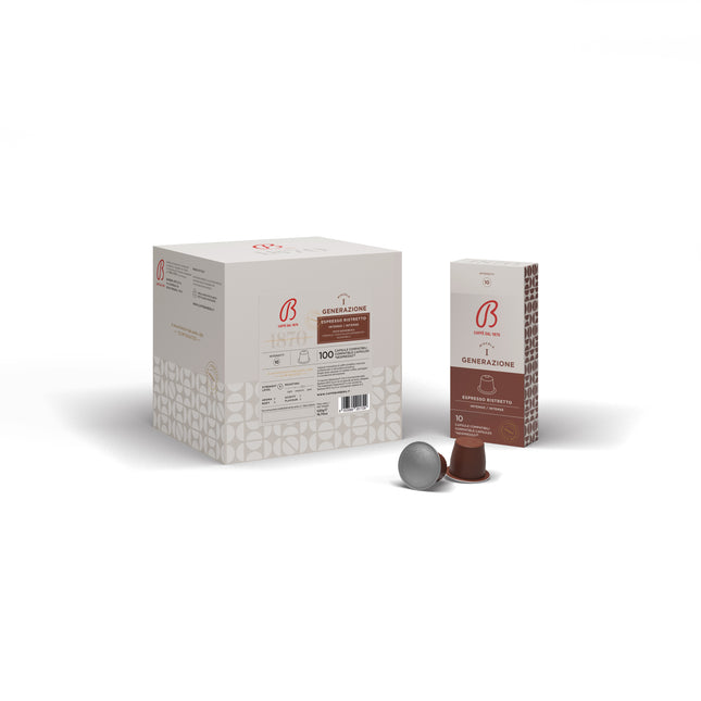 Caffè Barbera 1ère Génération - 100 capsules compatibles Nespresso® - Alba Caffè