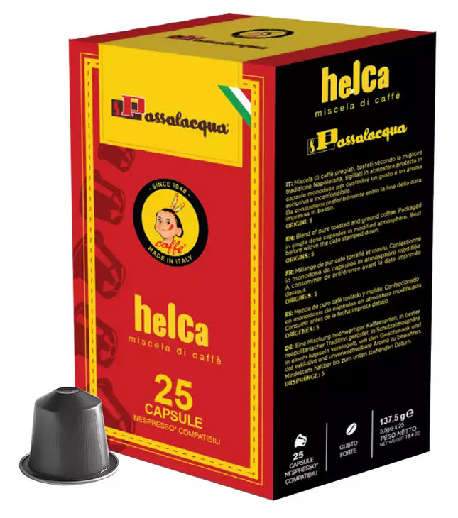 Passalacqua Helca - 25 capsules compatibles Nespresso® - Alba Caffè