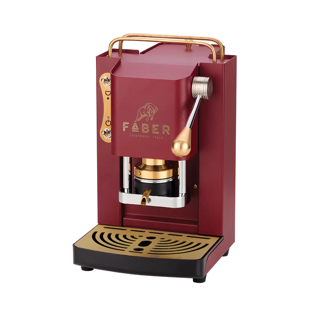 Faber Mini Deluxe - Rouge - Machine Dosette ESE - Alba Caffè