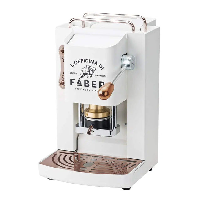 Faber Pro Deluxe - Blanc - Machine Dosette ESE - Alba Caffè